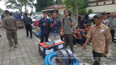 Sinergi Membangun Pertanian: Dua Kelompok Tani Desa Kalijering Terima Bantuan Pompa Air APBN 2025