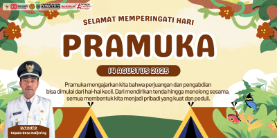 Selamat Memperingati Hari Pramuka Ke-64