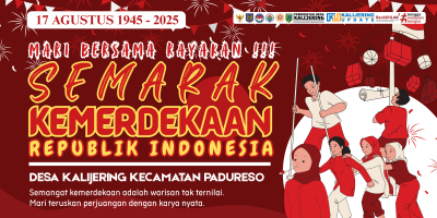 Karang Taruna Tunas Bakti dan Mahasiswa KKN IAI An-Nawawi Gelar Semarak Kemerdekaan HUT ke-80 Republik Indonesia di Desa Kalijering